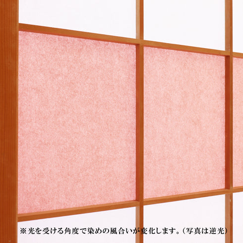 立貼り障子紙<br>ベンガラ染 紅梅<br>1段分