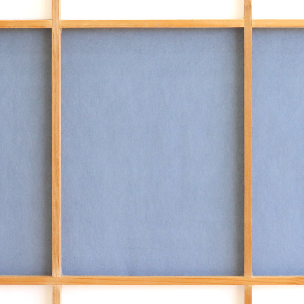 立貼り障子紙<br>藍染 藍<br>1段分