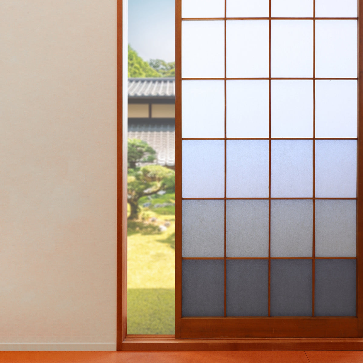 立貼り障子紙藍染セット – 障子のある暮らし