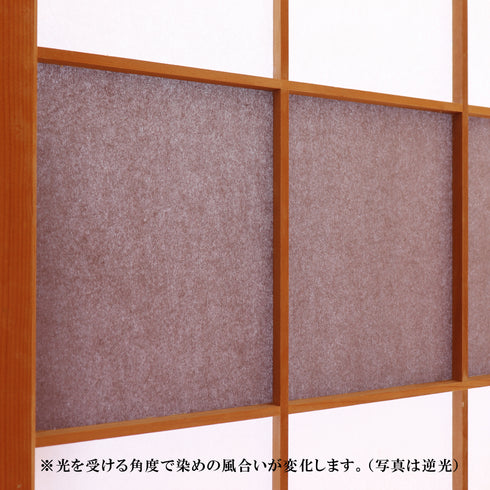 立貼り障子紙<br>ベンガラ染 葡萄鼠<br>1段分