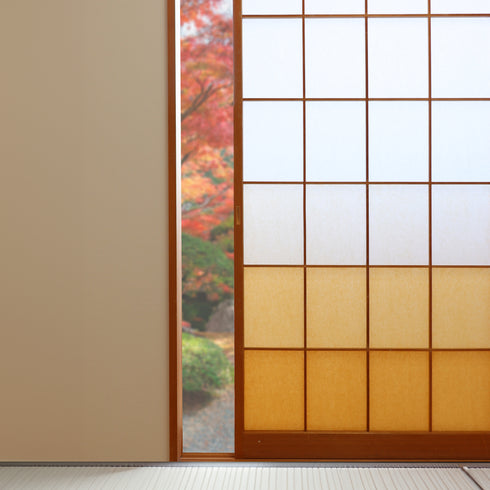 立貼り障子紙<br>ベンガラ染 黄セット